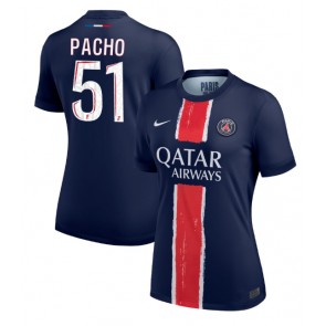 Paris Saint-Germain Willian Pacho #51 Hemmatröja Kvinnor 2024-25 Kortärmad